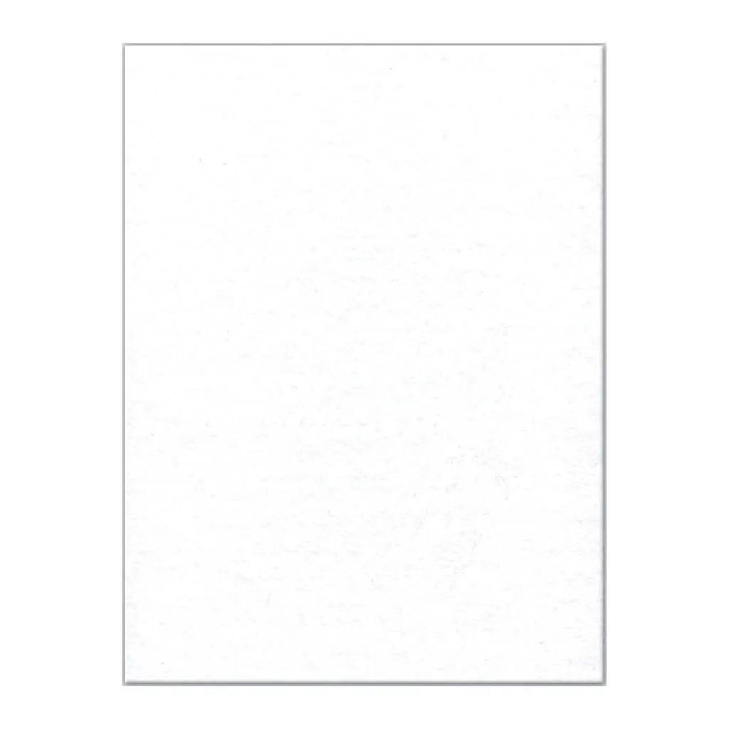Felt Single Sheet 9in x 12in, White
