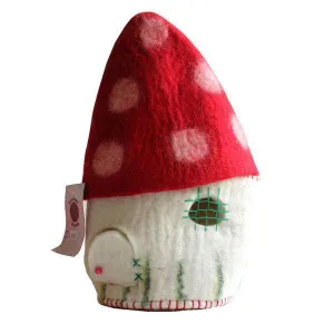 Felt Toadstool Fairy Home