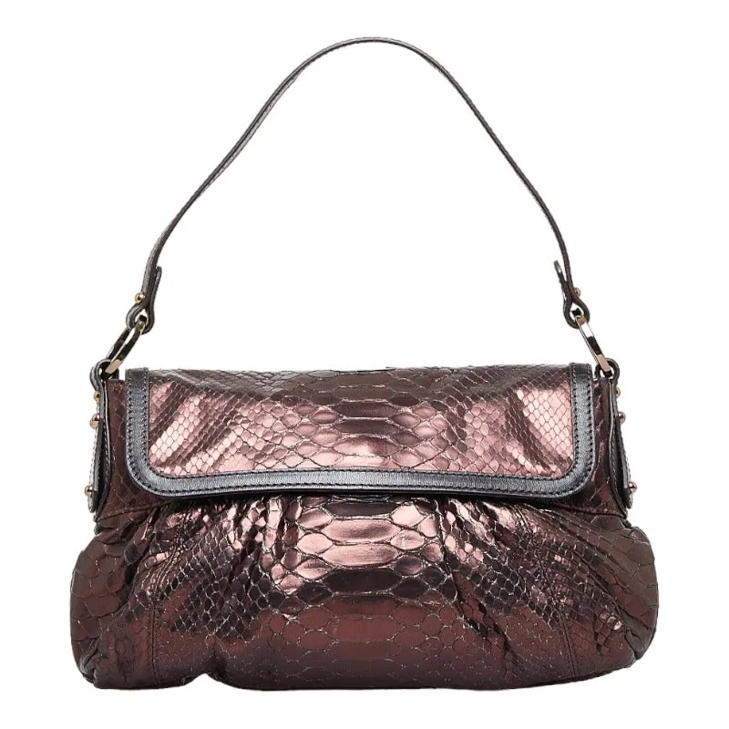 Fendi Metallic Embossed Chef Bag - '10s