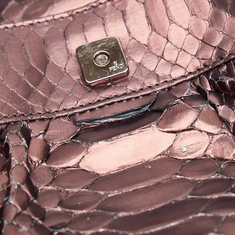 Fendi Metallic Embossed Chef Bag - '10s