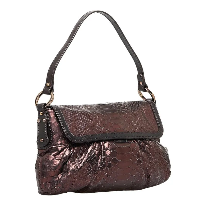 Fendi Metallic Embossed Chef Bag - '10s