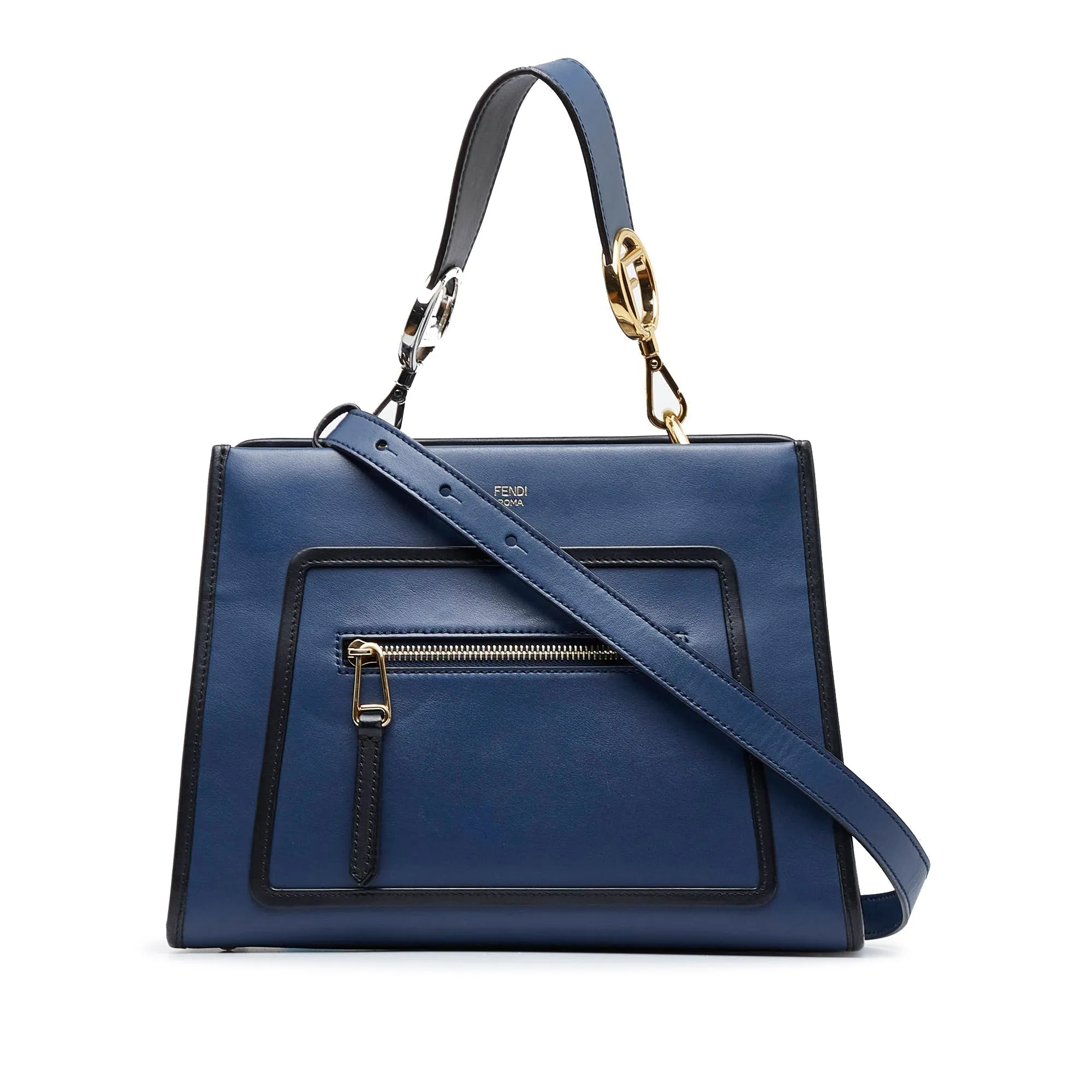 FENDI Small Runaway Leather Satchel