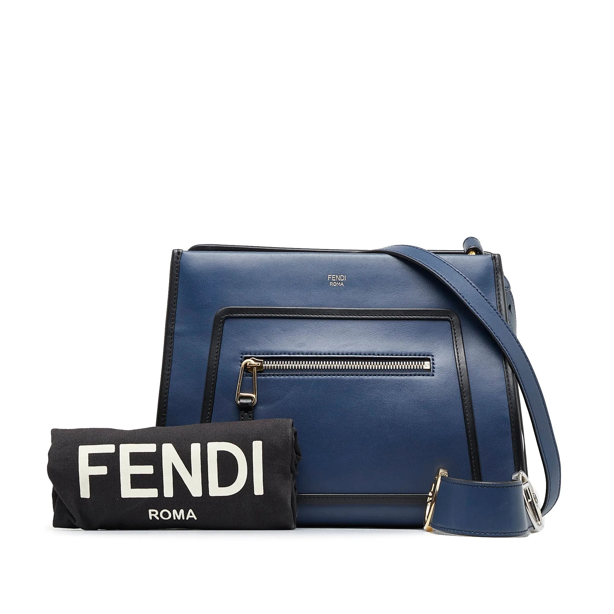 FENDI Small Runaway Leather Satchel