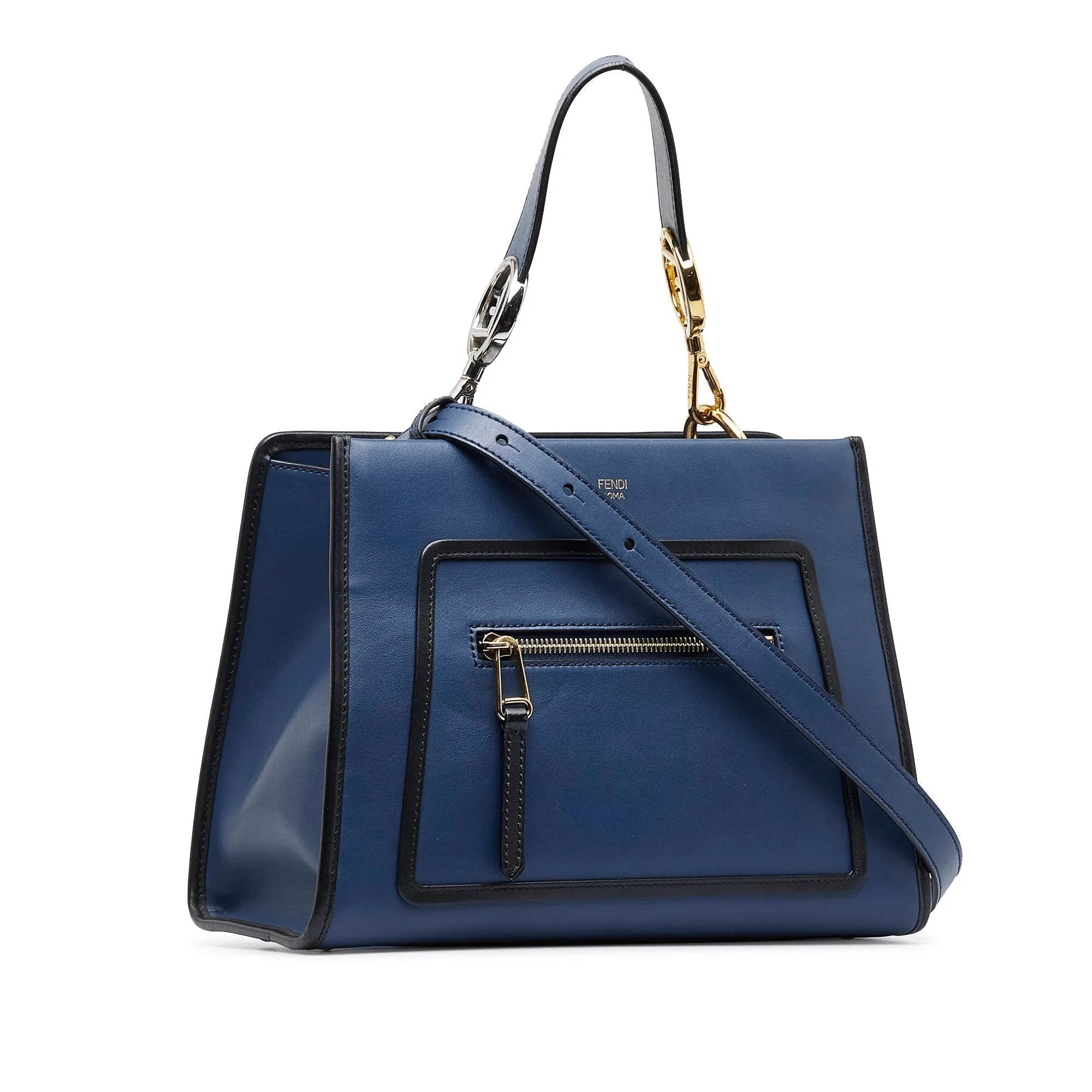 FENDI Small Runaway Leather Satchel