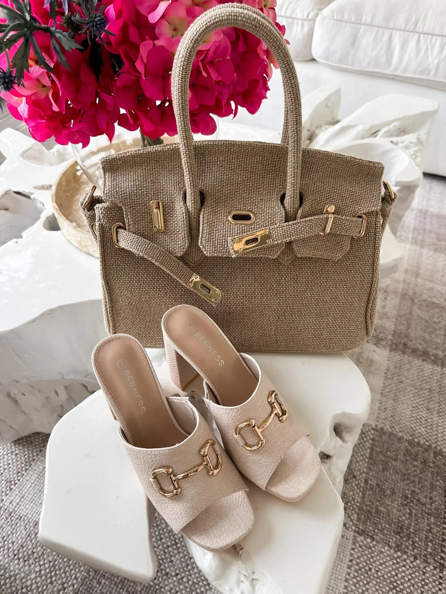 FINAL SALE!! Luxe Jute Handbag - Limited Edition