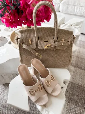 FINAL SALE!! Luxe Jute Handbag - Limited Edition