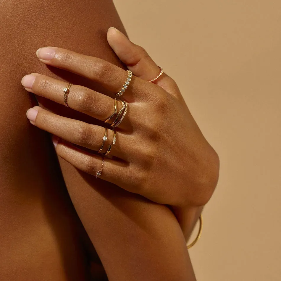 FJ0065 925 Sterling Silver wish ring