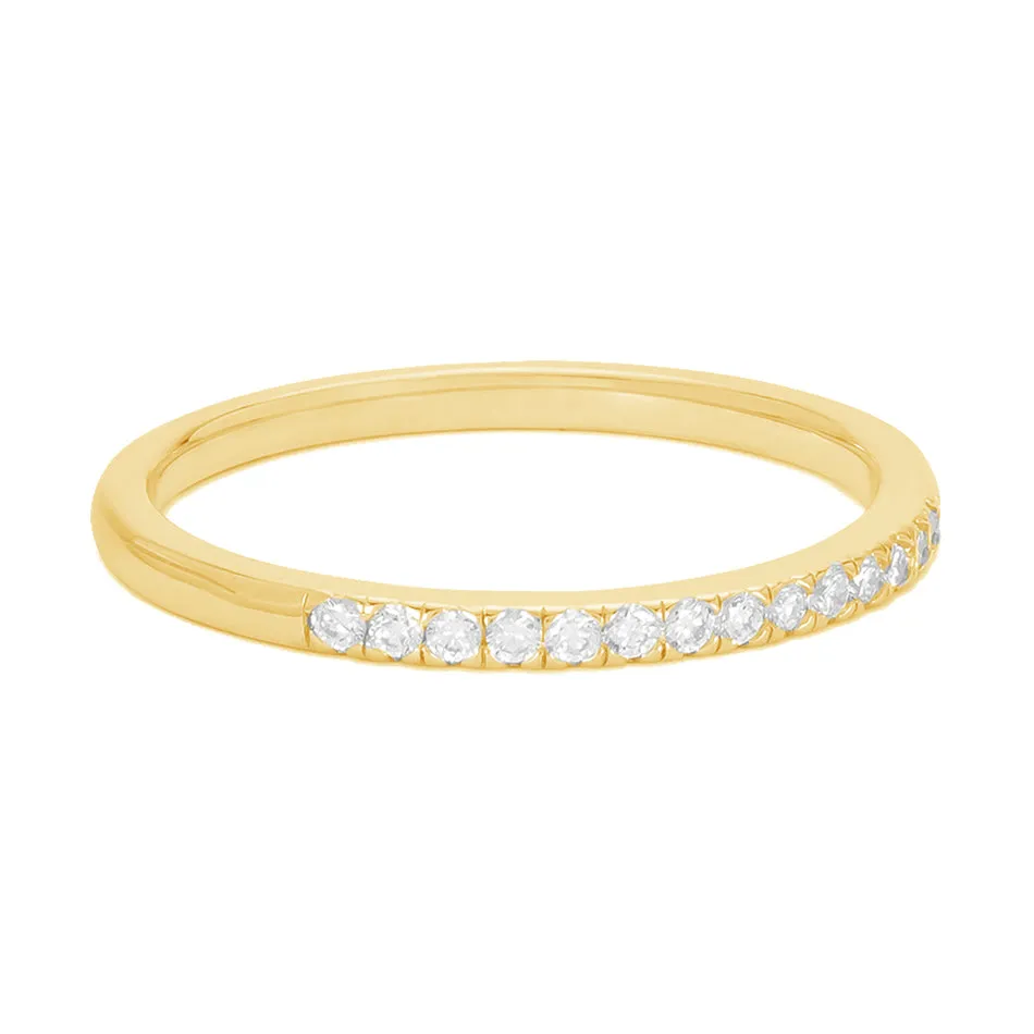 FJ0250 925 Sterling Silver Diamonds Team Ring