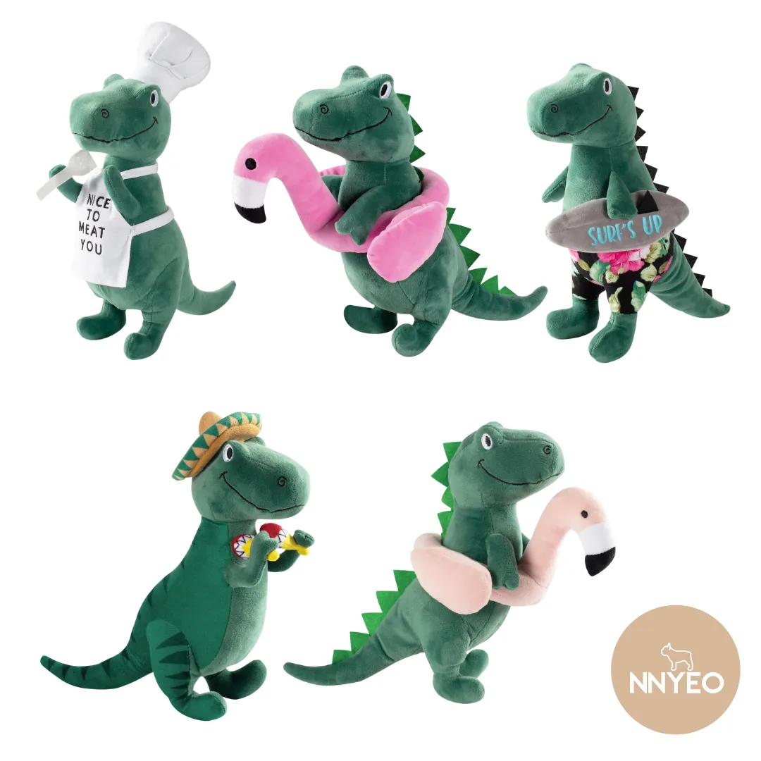 Flamingo Fun Rex Squeaky XL Plush Toy