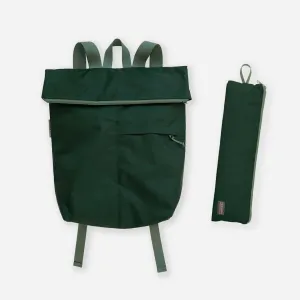 Flip & Tumble Fold-Up Travel Bag - Deep Green