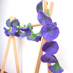 Flower Garland - Purple