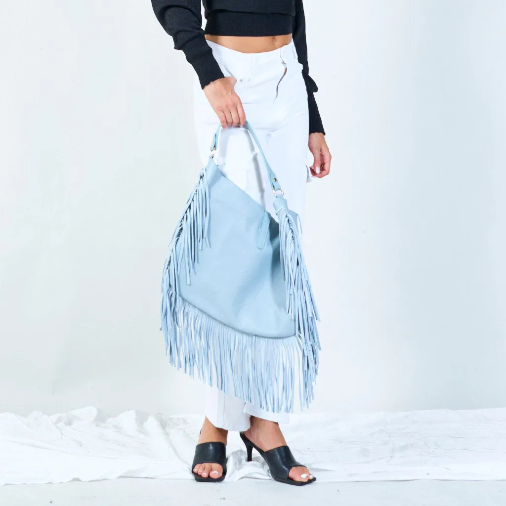 Fringe shoulder bag wholesale