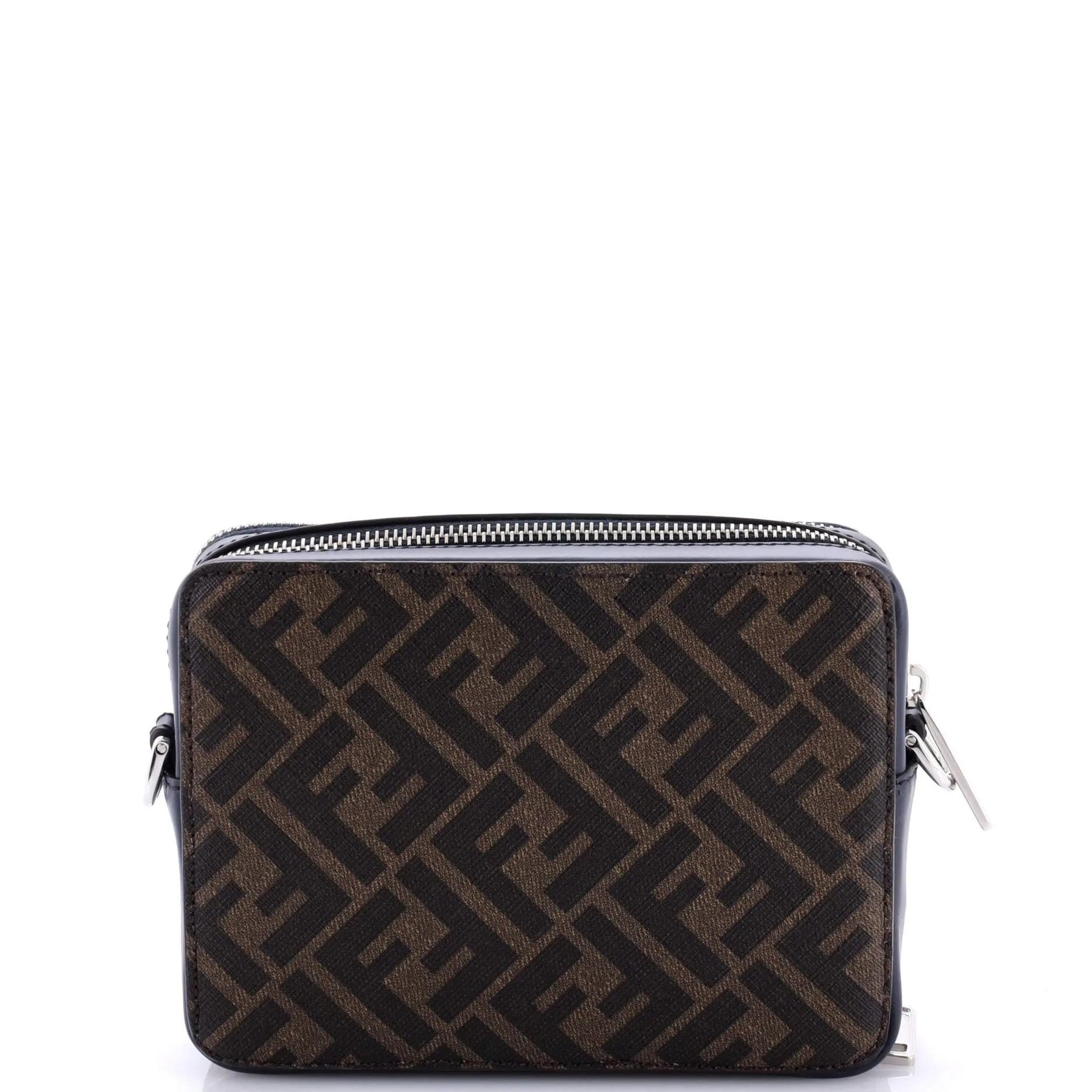 Front Pocket Camera Bag Zucca Coated Canvas and Leather