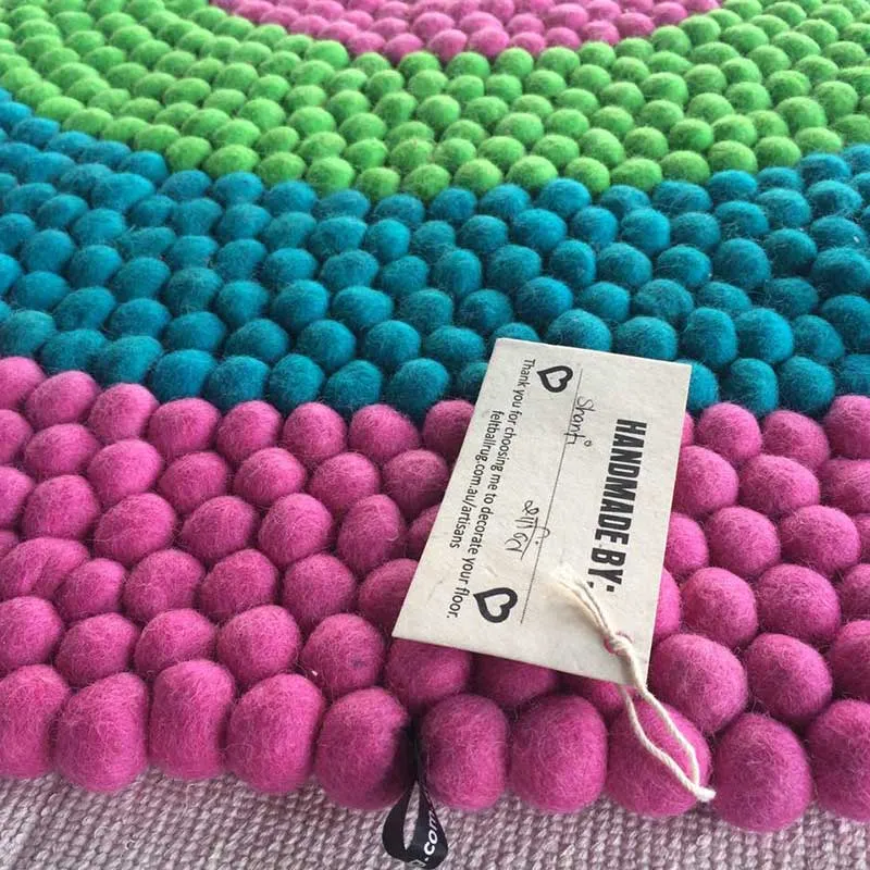 Fruit Tingle Felt Ball Rug