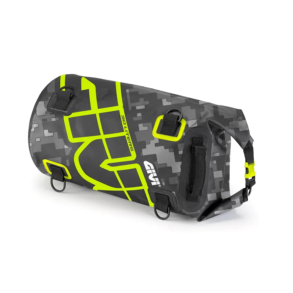 Givi EA114 30 lt Waterproof Seat/Tail Bag - GREY/RED