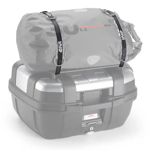 Givi EA114 30 lt Waterproof Seat/Tail Bag - GREY/RED