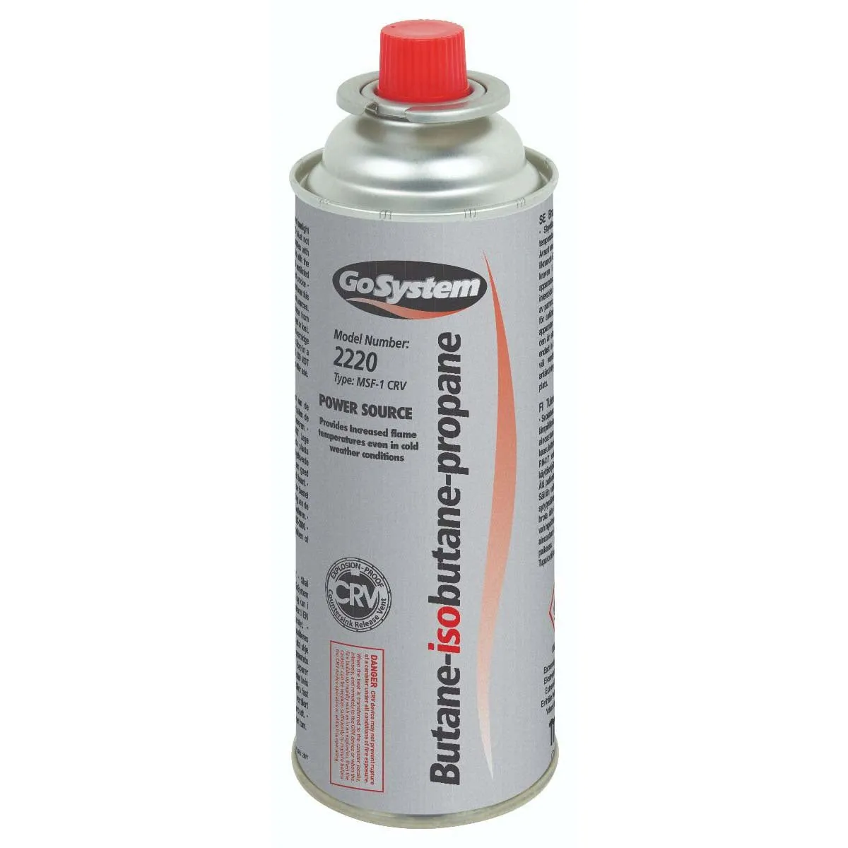 Go System 227g Butane Gas Cartridge 4-Pack