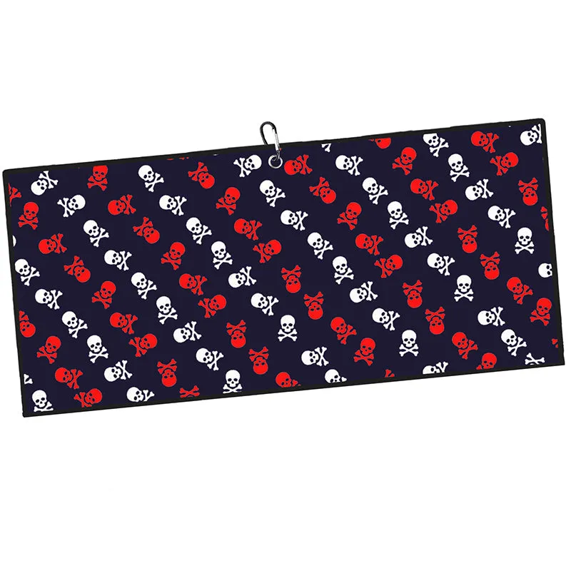 Golf Towel Printed 14X42 Inch With Grommet Clip 1 Pack Mod Dot