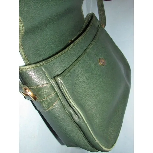 Gucci Vintage Purses Green Leather Bag