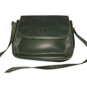 Gucci Vintage Purses Green Leather Bag