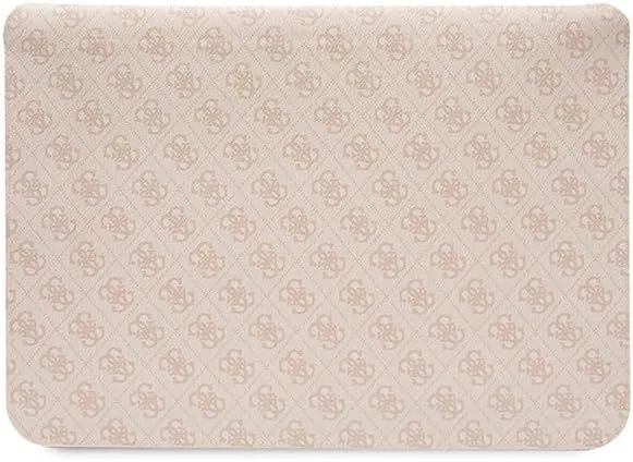 Guess 4G Printed Stripes Laptop Sleeve for 16" MacBook Pink - GUCS16P4RPSP