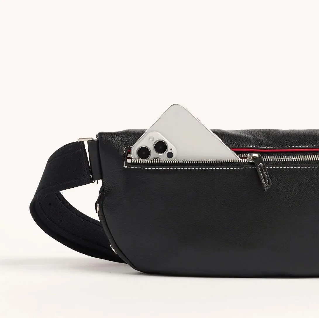 Hammitt Charles Crossbody Large in Tempo Black