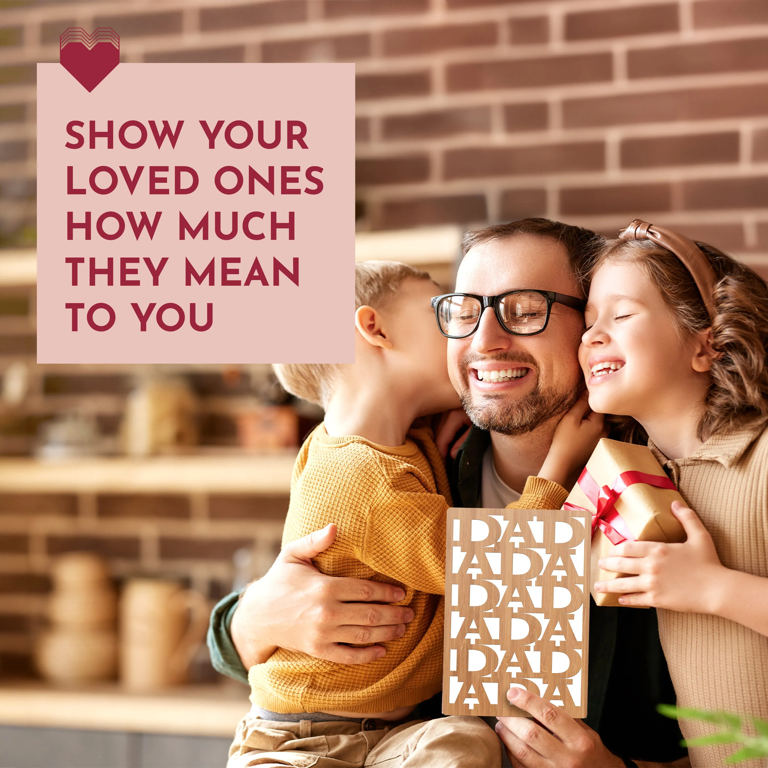 Handcrafted Sustainable Bamboo Birthday, Thank You Gift For Him | Birthday Cards for Dad, Grandpa, Brother, Husband | Dad