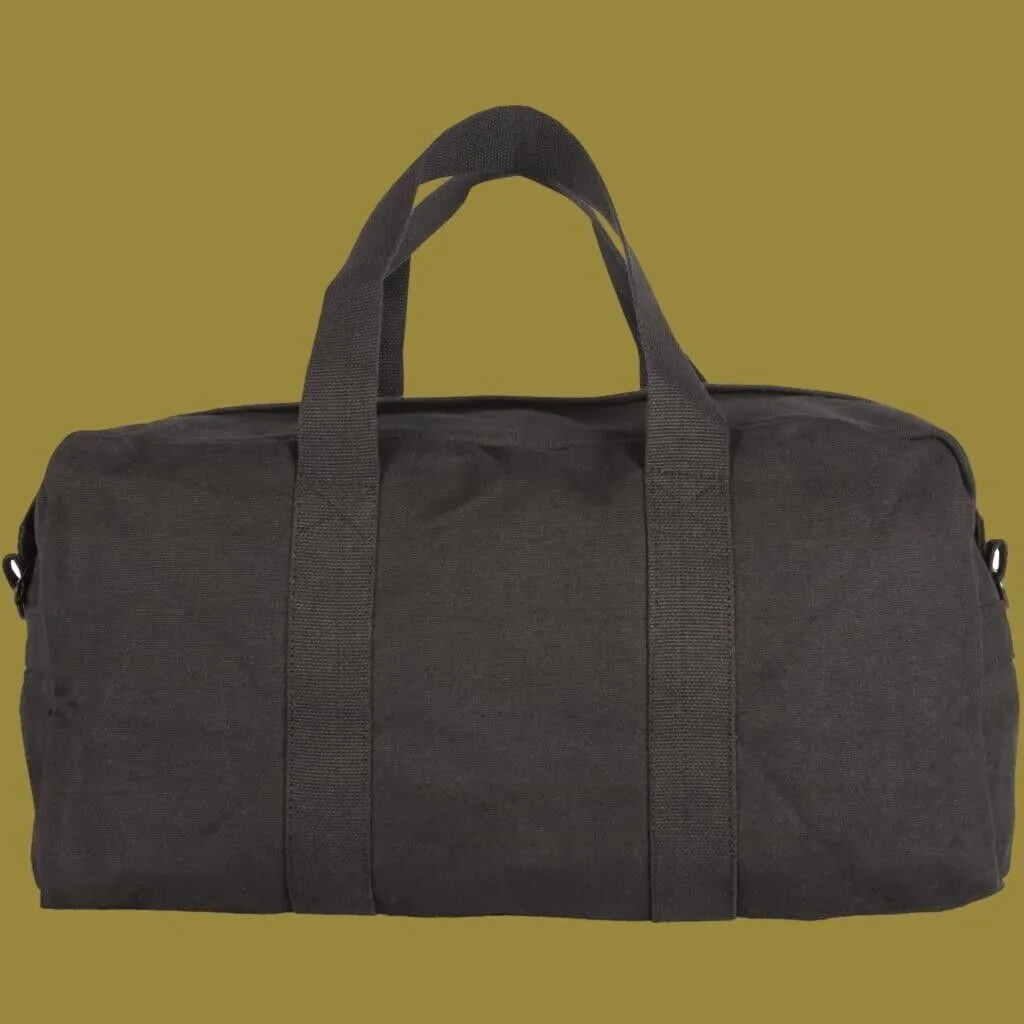 HEAVY DUTY BLACK MILITARY STYLE MECHANICS TANKERS TOOL BAG 19"X 9"X 6"