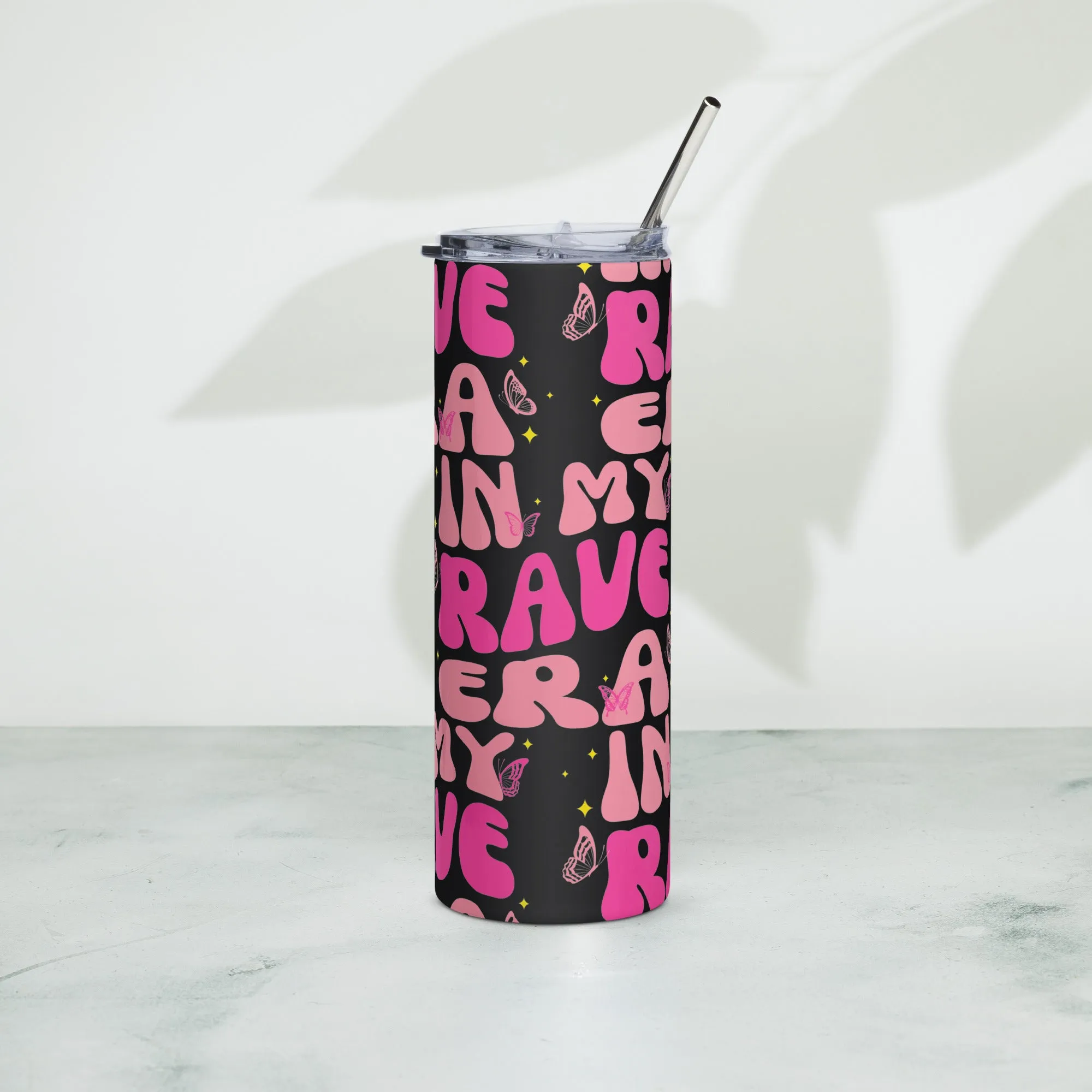 In My Rave Era Stainless Steel Tumbler