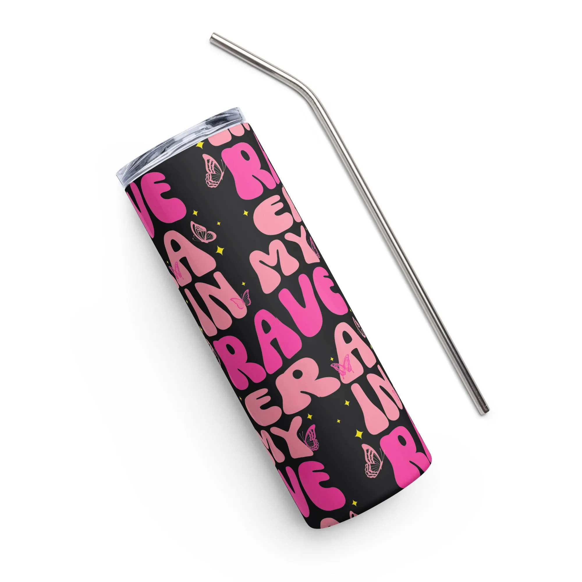 In My Rave Era Stainless Steel Tumbler