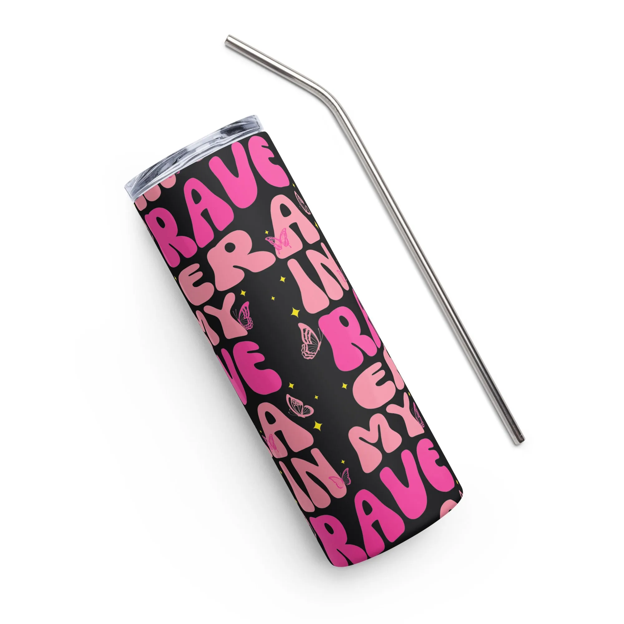 In My Rave Era Stainless Steel Tumbler