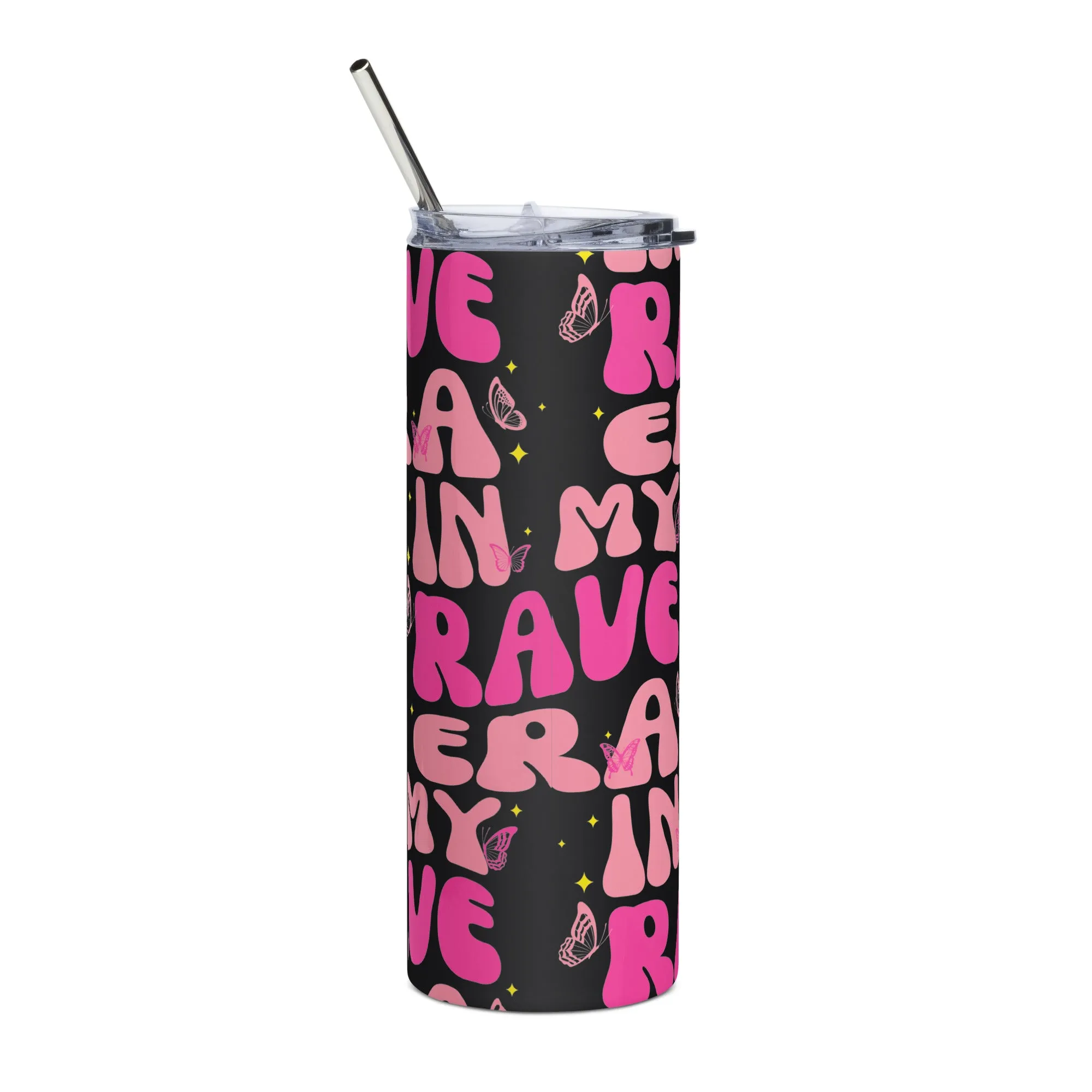 In My Rave Era Stainless Steel Tumbler