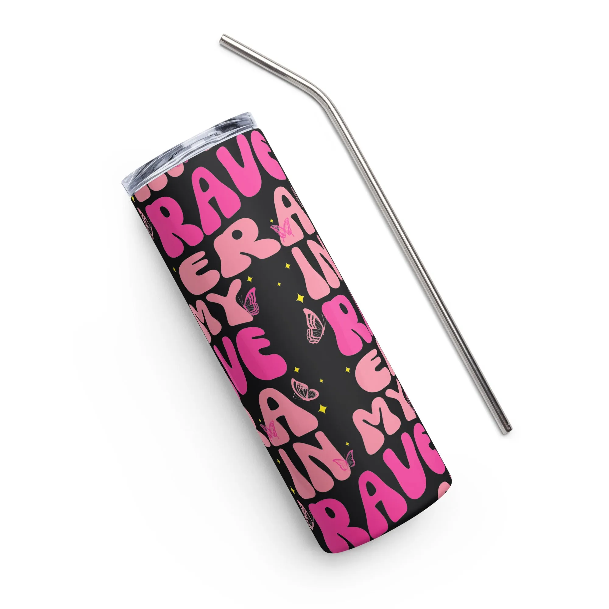In My Rave Era Stainless Steel Tumbler