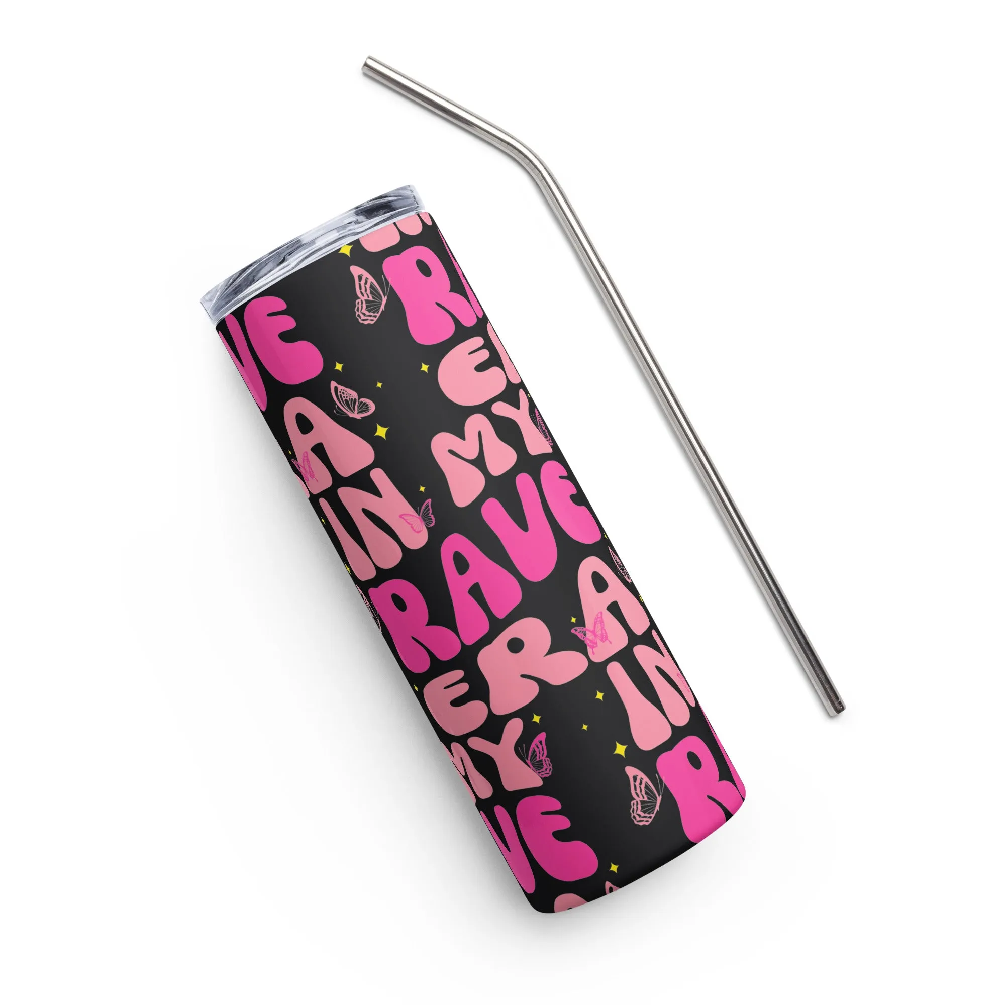 In My Rave Era Stainless Steel Tumbler