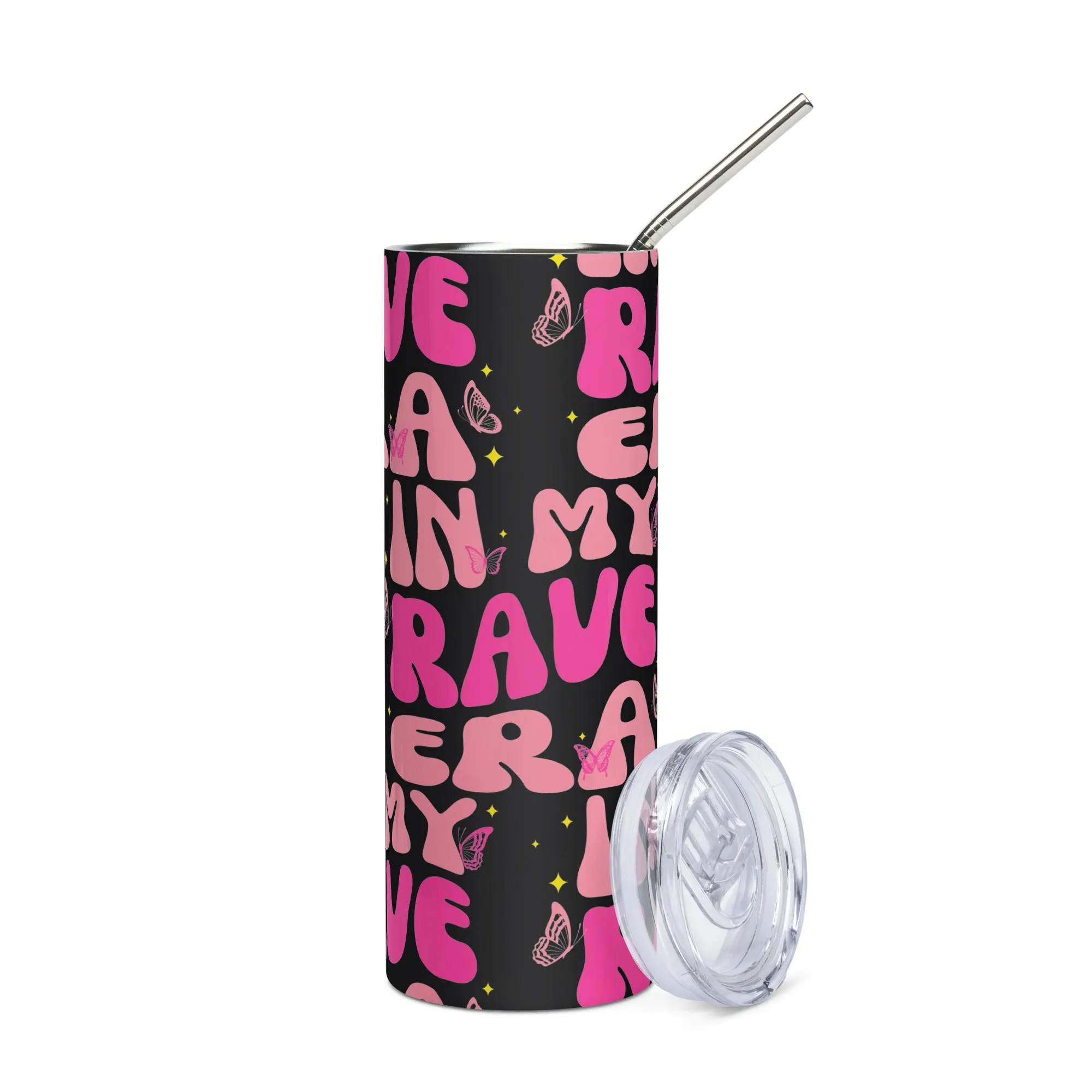 In My Rave Era Stainless Steel Tumbler
