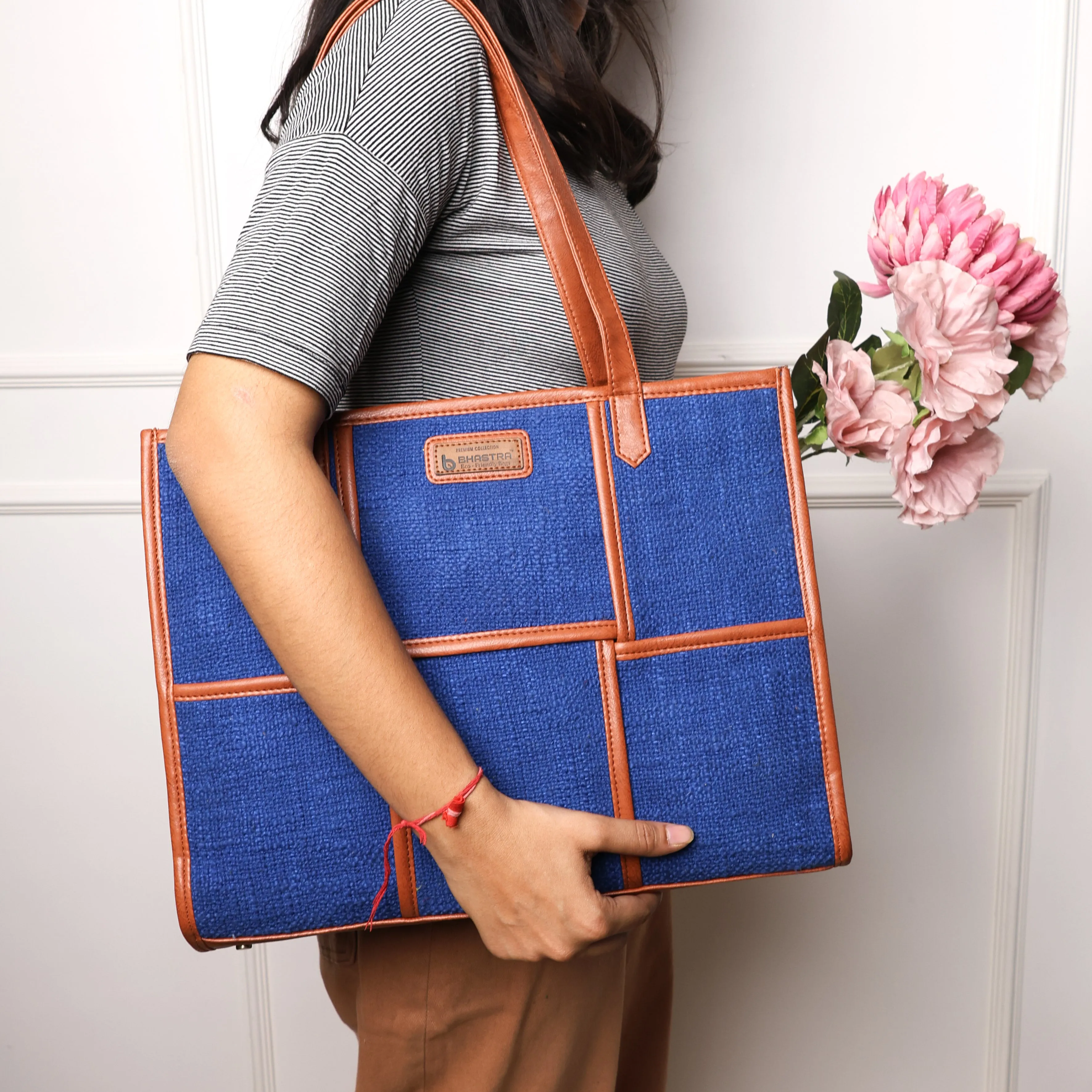 Indigo - Ivy Tote (Large) with Initial Customization