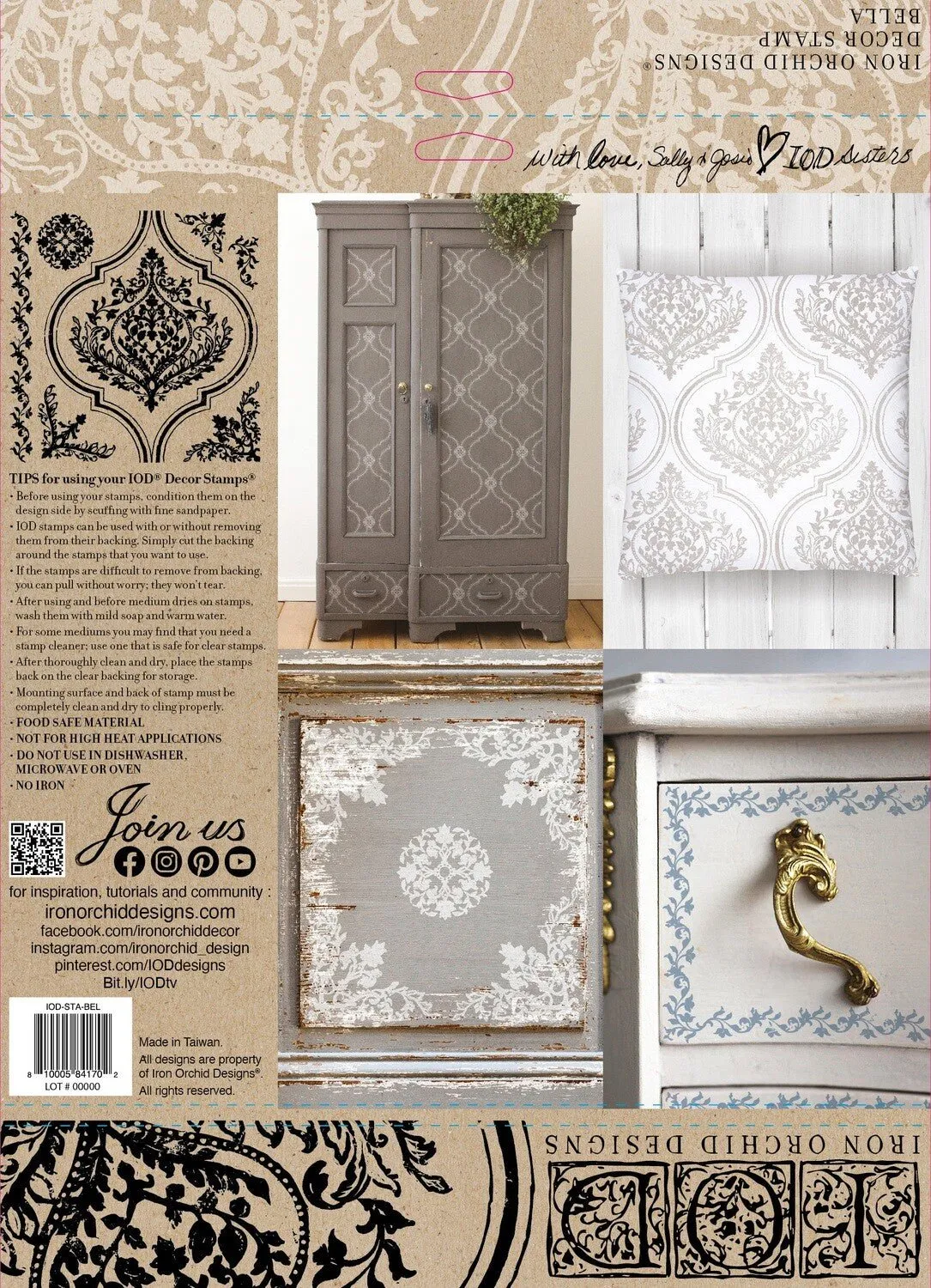 IOD Bella Decor Stamp - Iron Orchid Designs