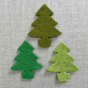 Joe's Toes Felt Tree Shapes