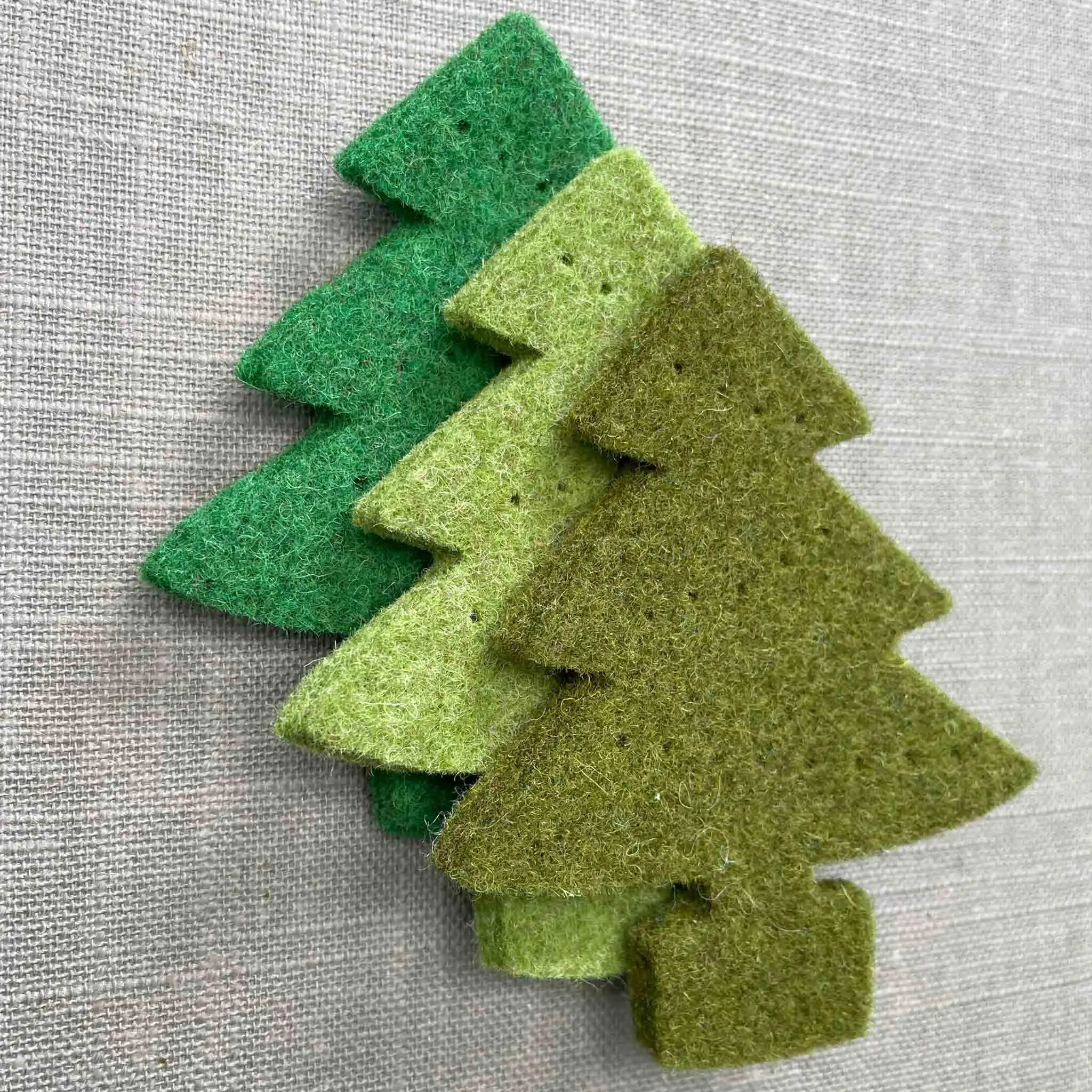 Joe's Toes Felt Tree Shapes