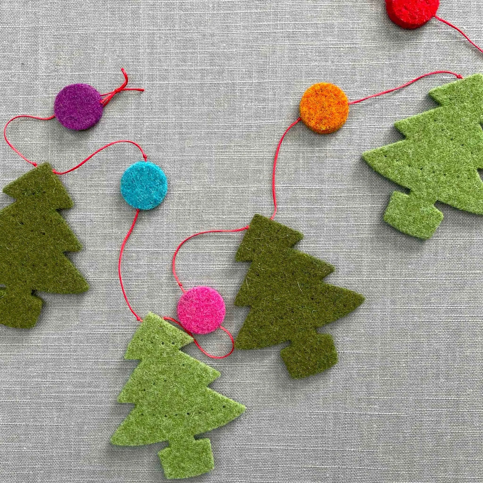 Joe's Toes Felt Tree Shapes