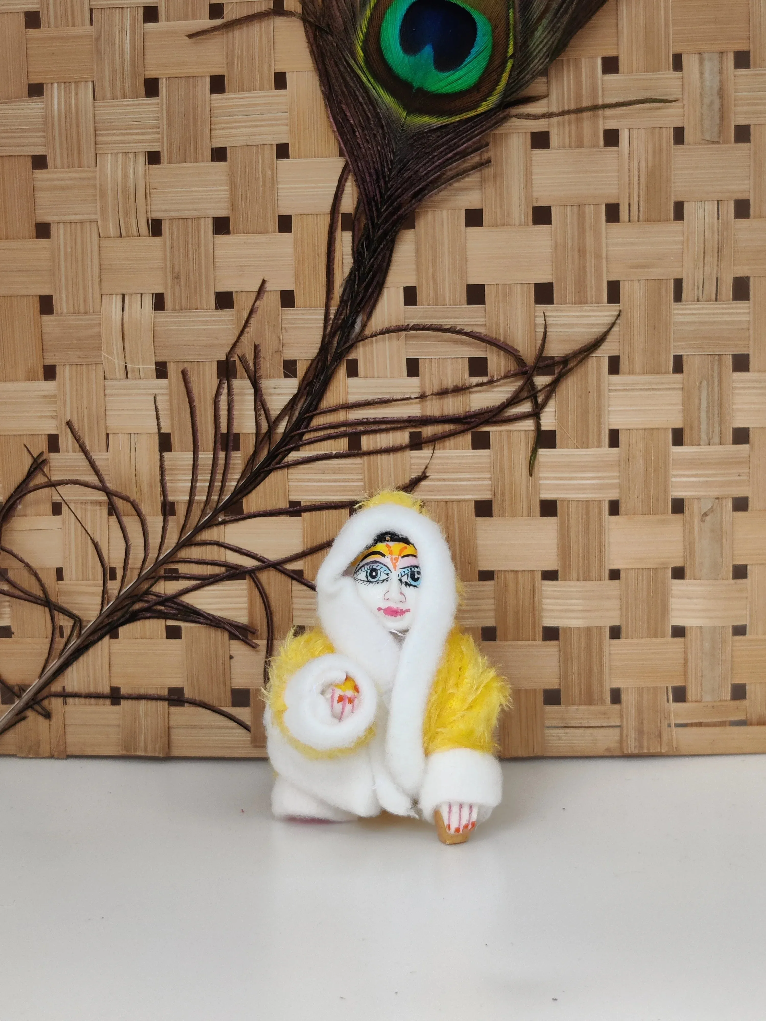 Laddu gopal monkey suit for winter pack of 6 (RANDOM PRINT AND COLOUR)