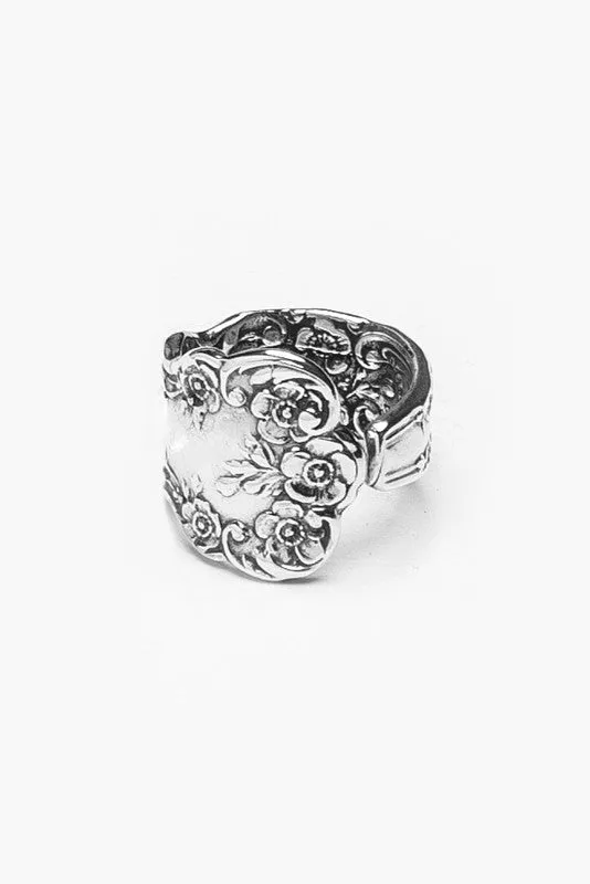 Lady Helen Sterling Silver Spoon Ring