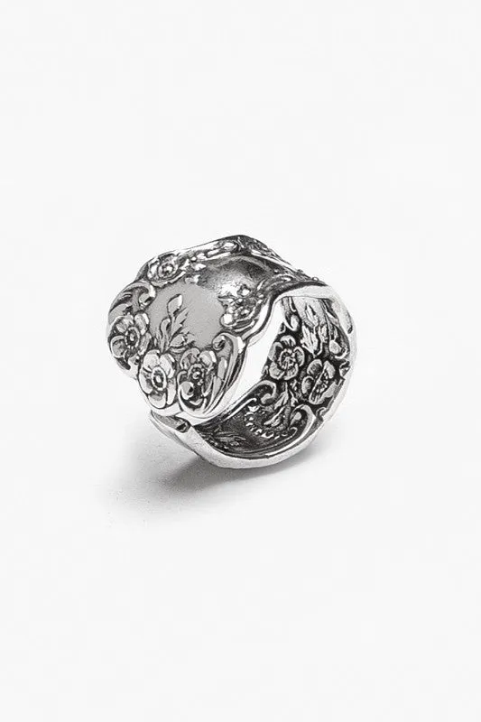 Lady Helen Sterling Silver Spoon Ring