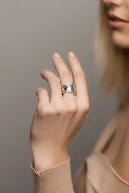 Lady Helen Sterling Silver Spoon Ring