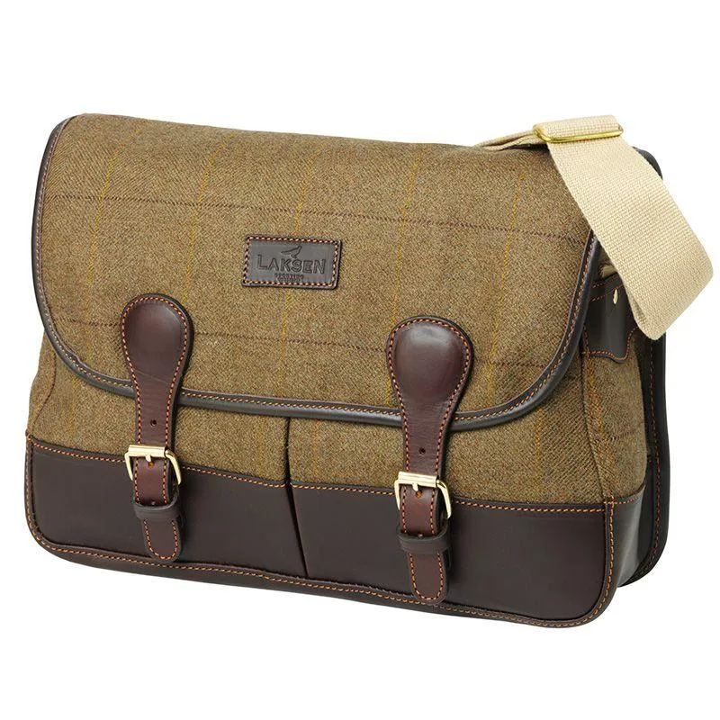 Laksen Belgravia Saddle Bag - Firle Tweed