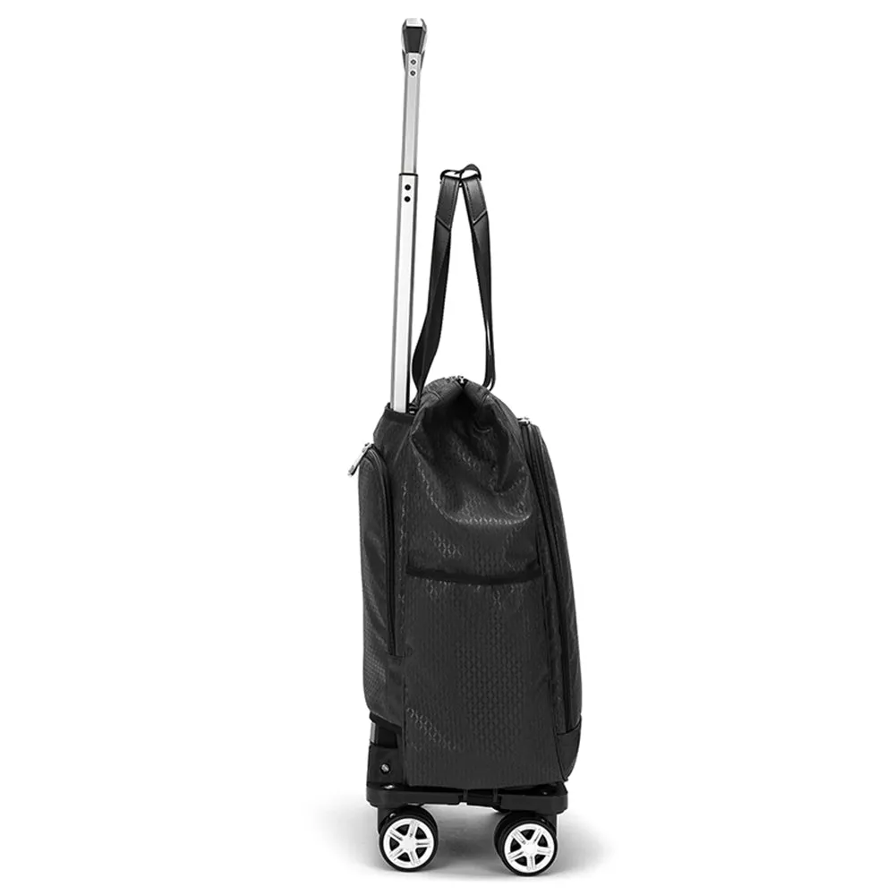 Large Capacity Rolling Business Trolley with Detachable Handle Case
