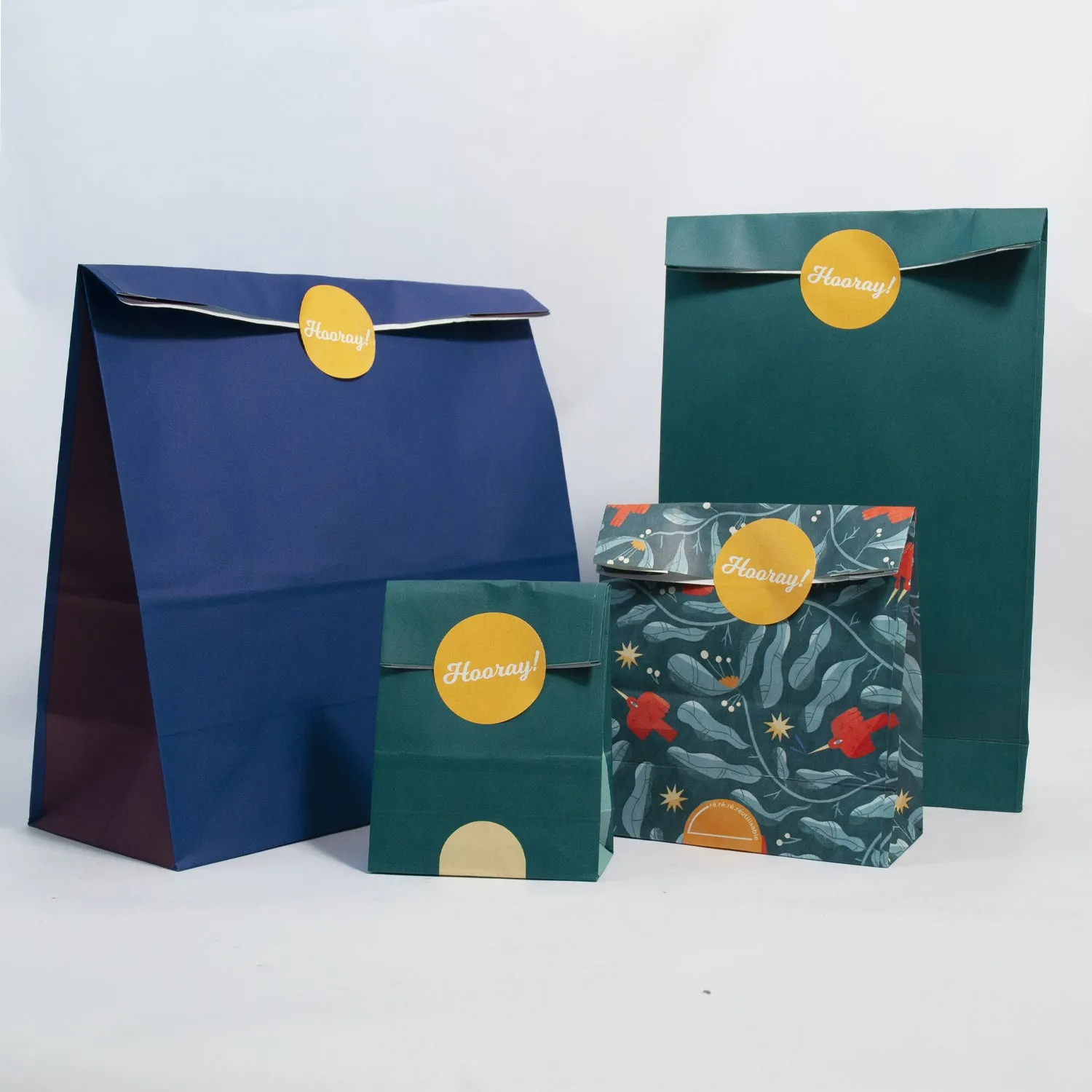 Large Zero Waste Gift Bags - Deep Navy