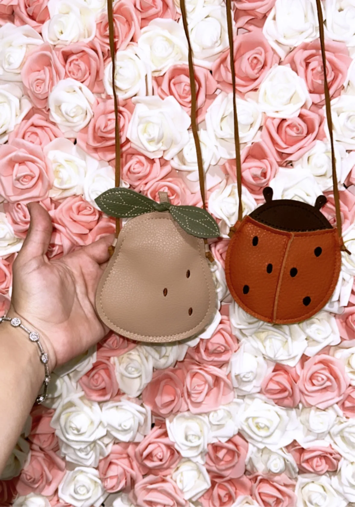 Leather Kids Pouch Purse