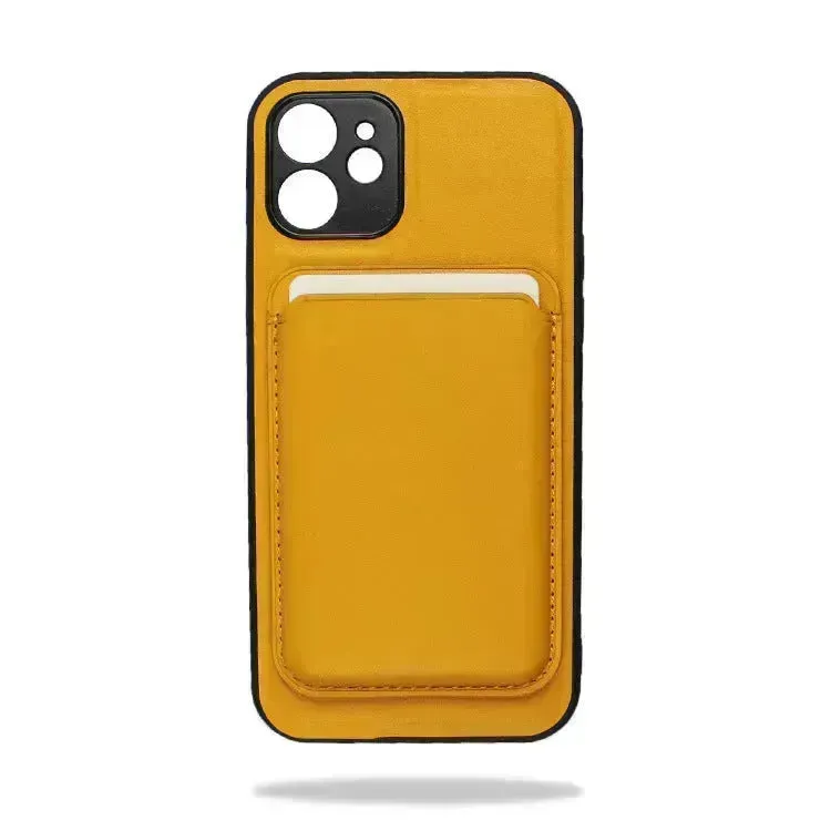 Leather Mobile Phone Case with Magnetic Card holder