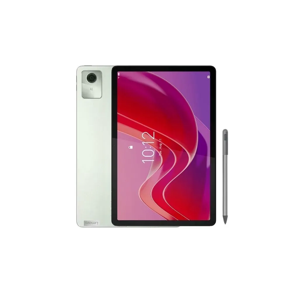 Lenovo Tab M11 LTE TB-330XU Tablet With Lenovo Tab Pen 4GB RAM   128GB ROM -  (Seafoam Green) ZADB0075MY / (Luna Grey) ZADB0211MY